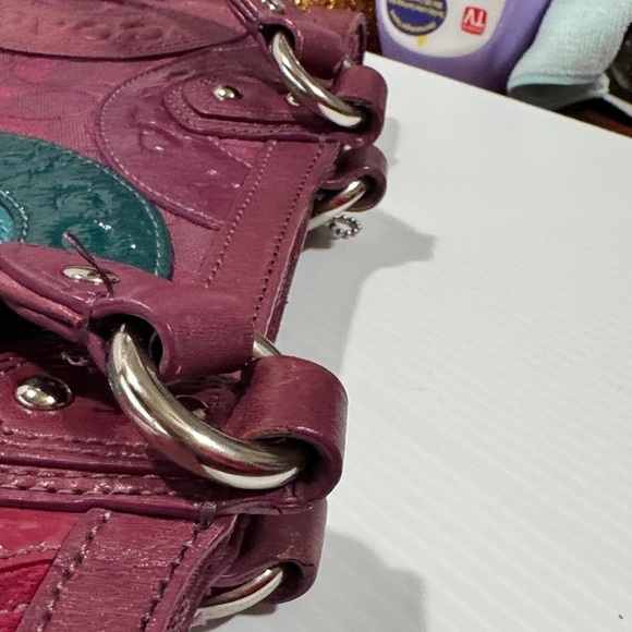 Coach Circle Patchwork East West Tote - Picture 11 of 14